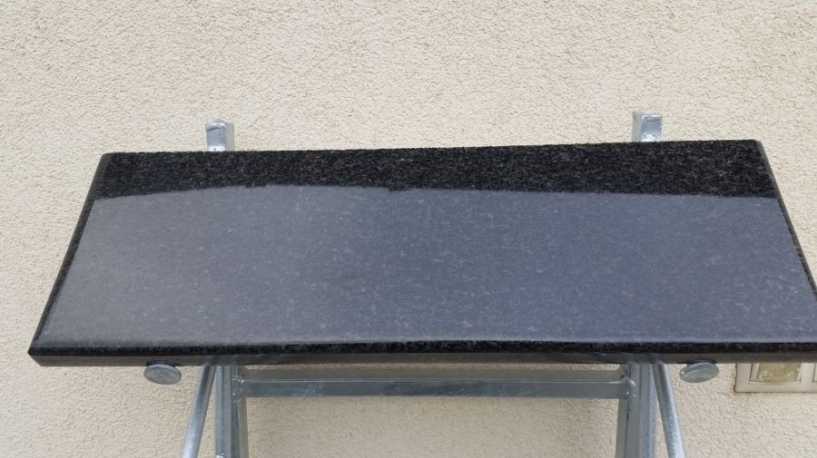 Parapety granitowy czarny - zewnętrzny